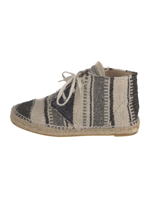 Chanel Interlocking CC Logo Canvas Espadrilles