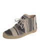 Chanel Interlocking CC Logo Canvas Espadrilles
