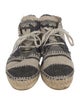 Chanel Interlocking CC Logo Canvas Espadrilles