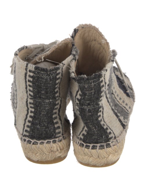 Chanel Interlocking CC Logo Canvas Espadrilles