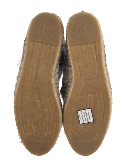Chanel Interlocking CC Logo Canvas Espadrilles