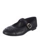Chanel Interlocking CC Logo Lambskin Mary Jane Flats