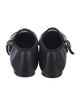 Chanel Interlocking CC Logo Lambskin Mary Jane Flats