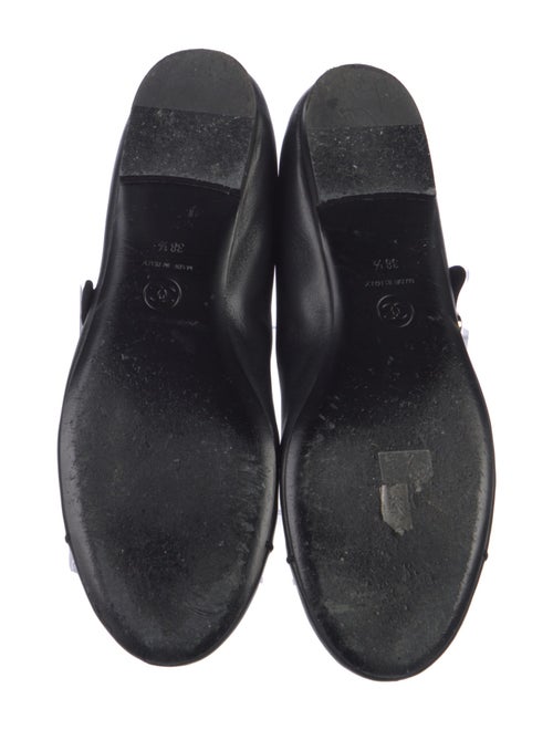 Chanel Interlocking CC Logo Lambskin Mary Jane Flats