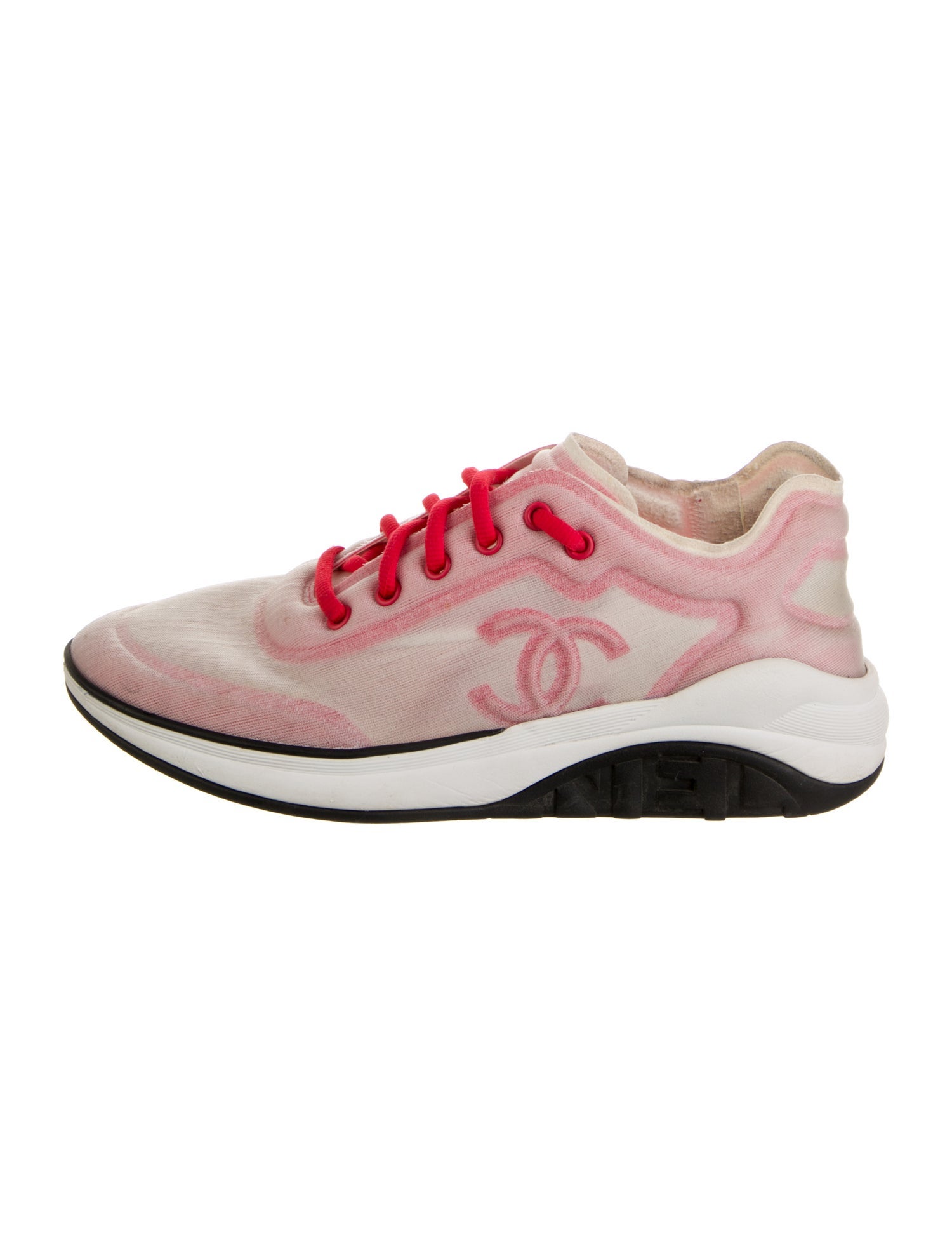 Chanel 2019 Interlocking CC Logo Athletic Sneakers