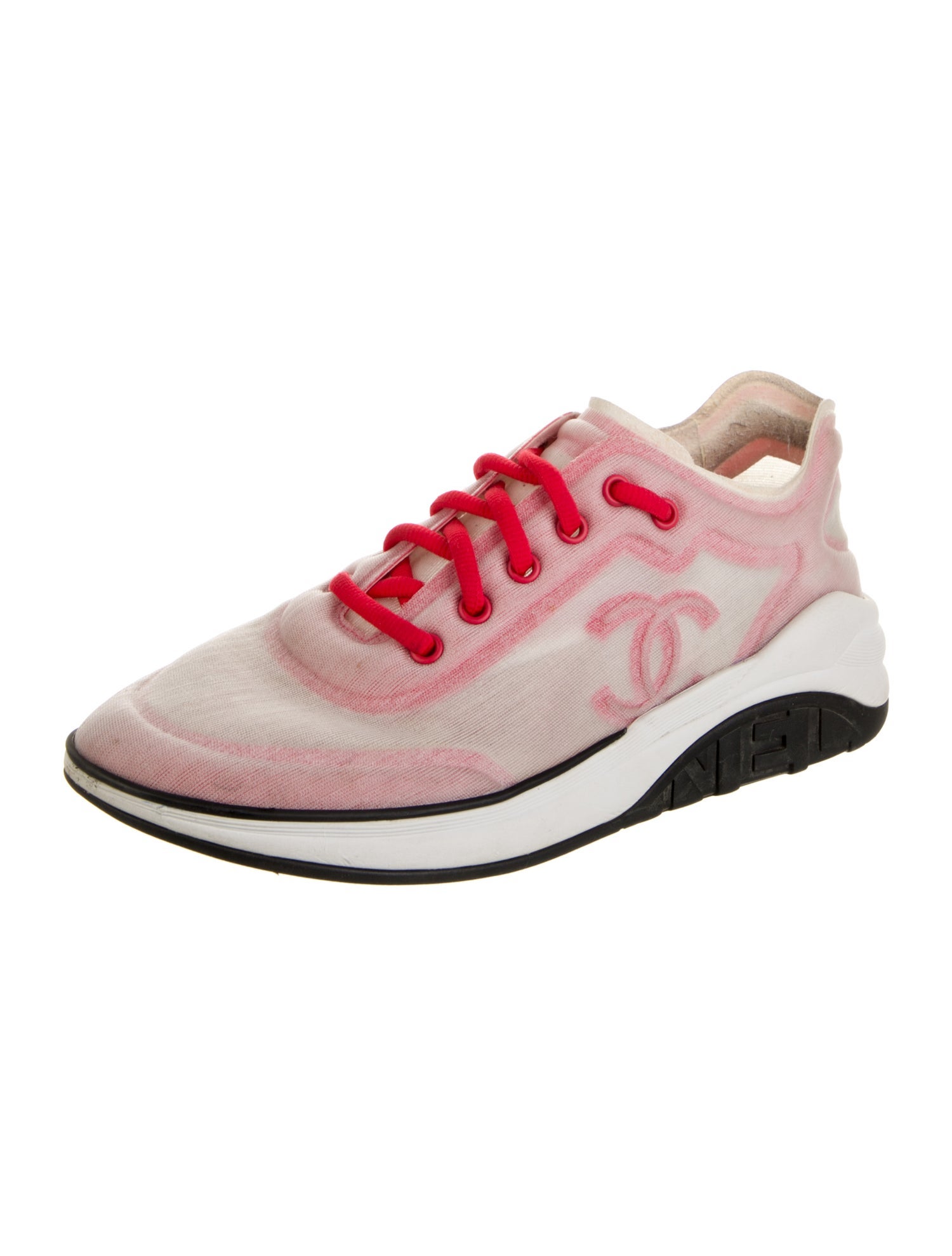 Chanel 2019 Interlocking CC Logo Athletic Sneakers