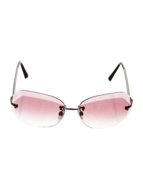 Chanel Interlocking CC Logo Oversize Sunglasses