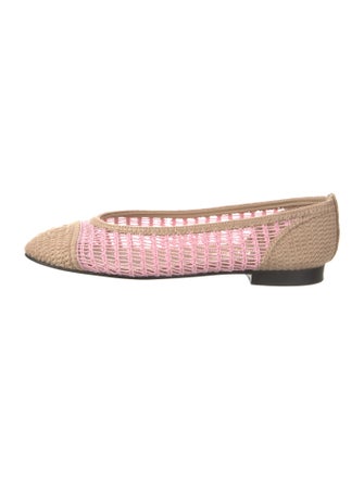 Chanel 2025 Interlocking CC Logo Ballet Flats