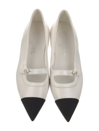 Chanel 2024 Interlocking CC Logo Mary Jane Flats