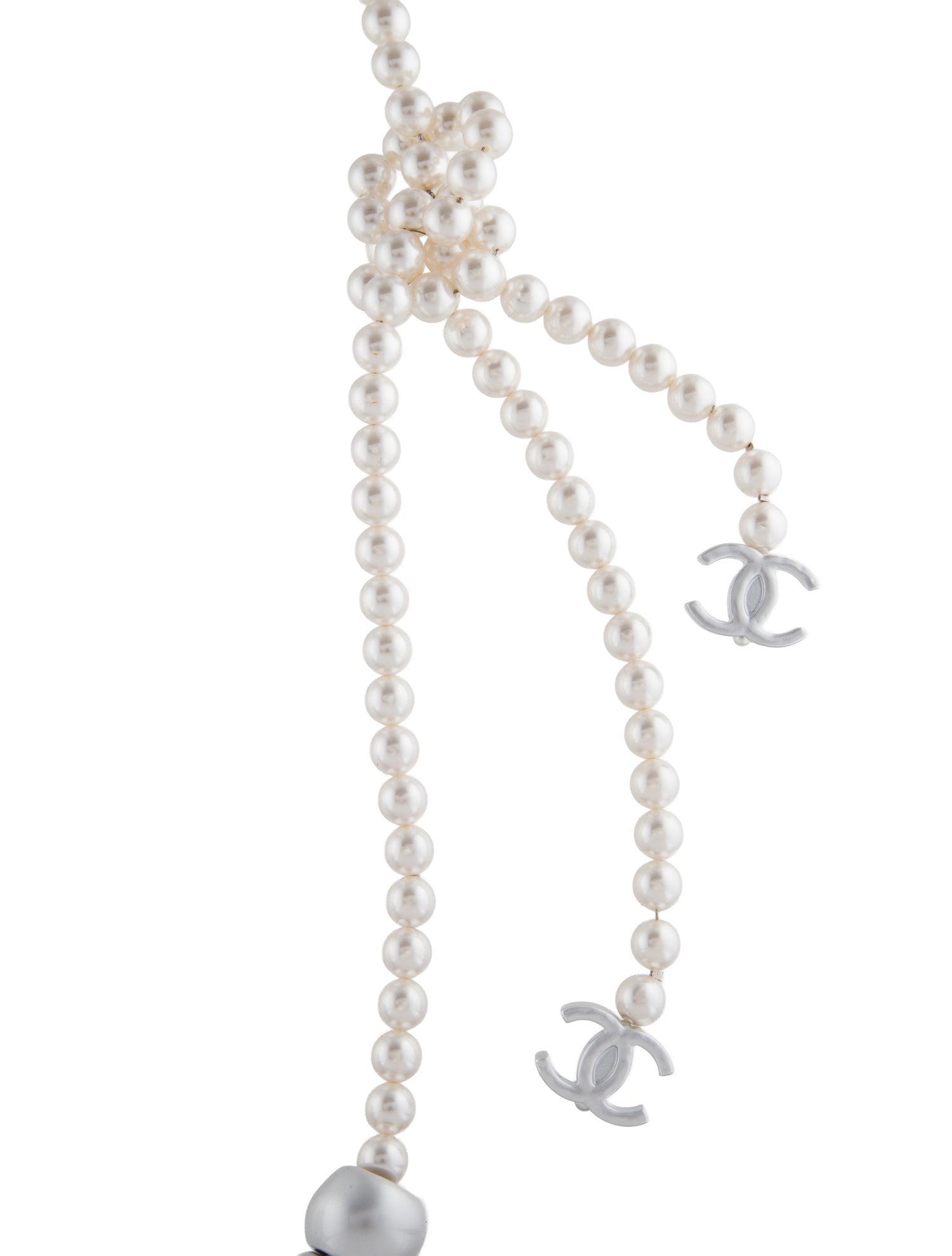 Chanel 2025 Faux Pearl Beaded Collar Necklace