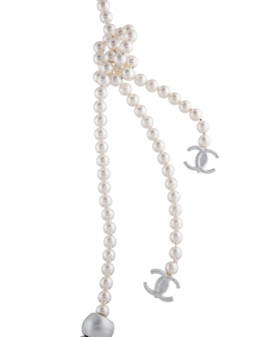 Chanel 2025 Faux Pearl Beaded Collar Necklace