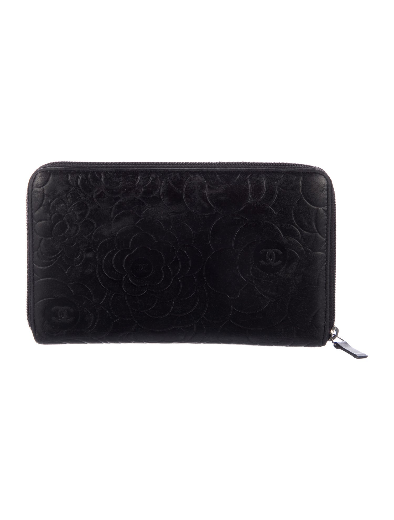 Chanel 2012 Interlocking CC Logo Continental Wallet