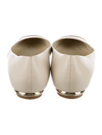 Chanel 2014 Interlocking CC Logo Ballet Flats