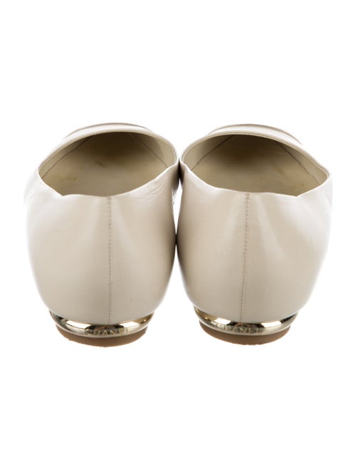 Chanel 2014 Interlocking CC Logo Ballet Flats