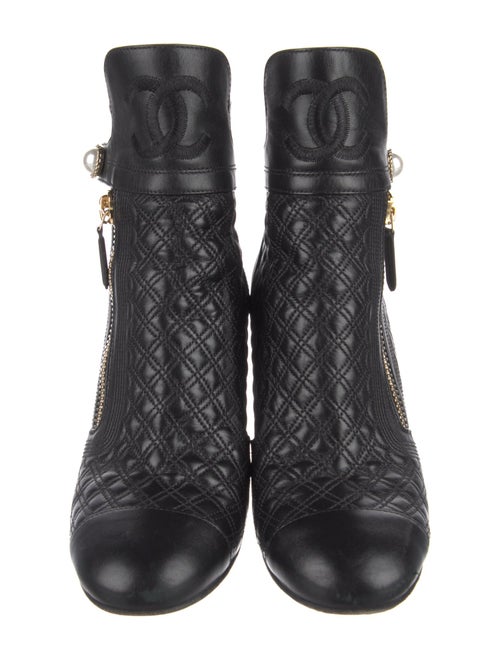 Chanel 2019 Interlocking CC Logo Boots