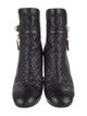 Chanel 2019 Interlocking CC Logo Boots