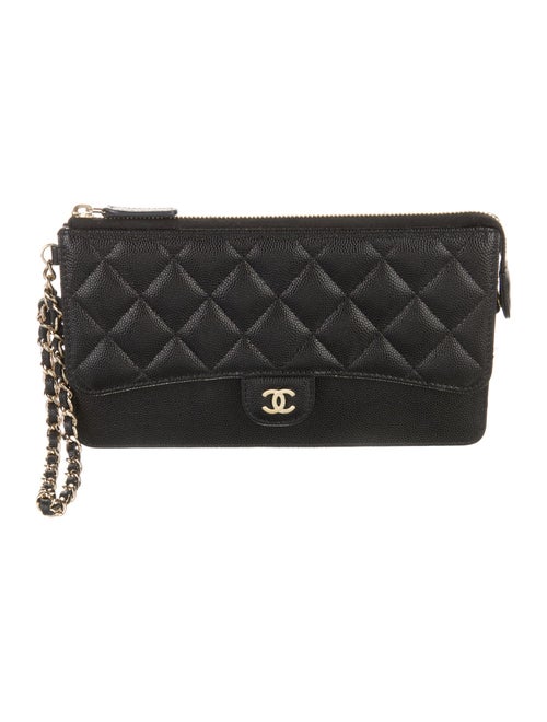 Chanel 2020 Interlocking CC Logo Wristlet