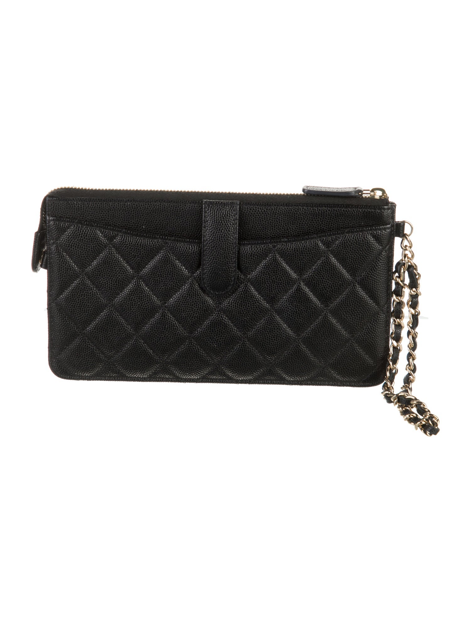 Chanel 2020 Interlocking CC Logo Wristlet