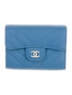 Chanel 2019 Interlocking CC Logo Compact Wallet