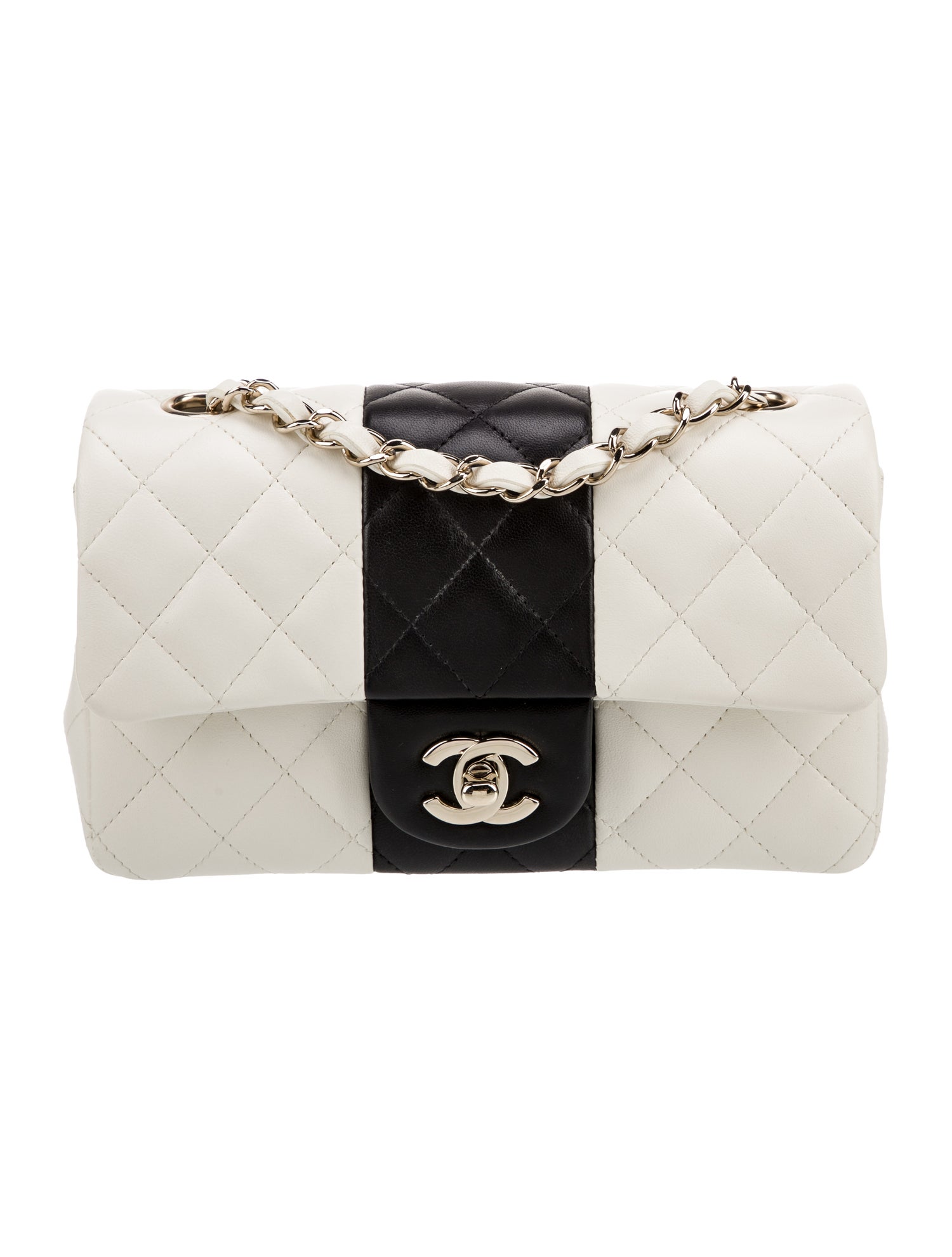 Chanel Classic Rectangular Mini Bi-Stripe Flap Bag