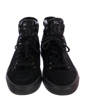 Chanel Interlocking CC Logo Mesh Sneakers