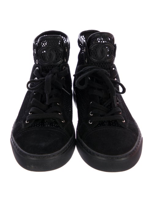 Chanel Interlocking CC Logo Mesh Sneakers