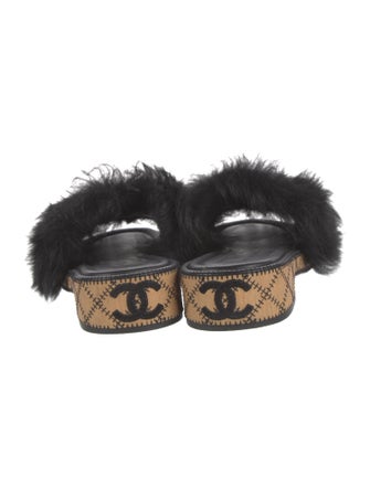 Chanel 2022 Interlocking CC Logo Slides