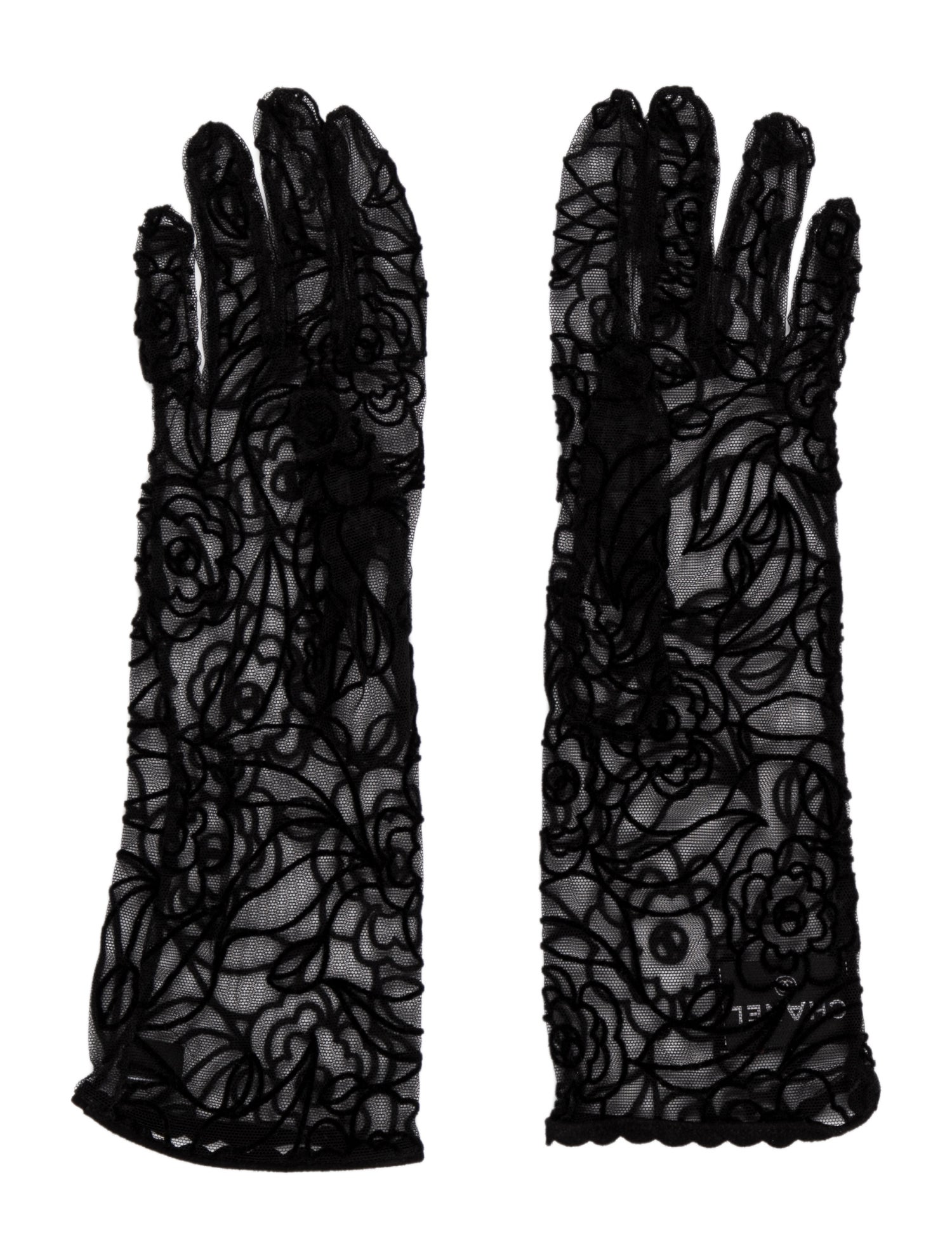 Chanel CC Mesh Gloves