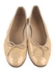 Chanel Interlocking CC Logo Patent Leather Ballet Flats