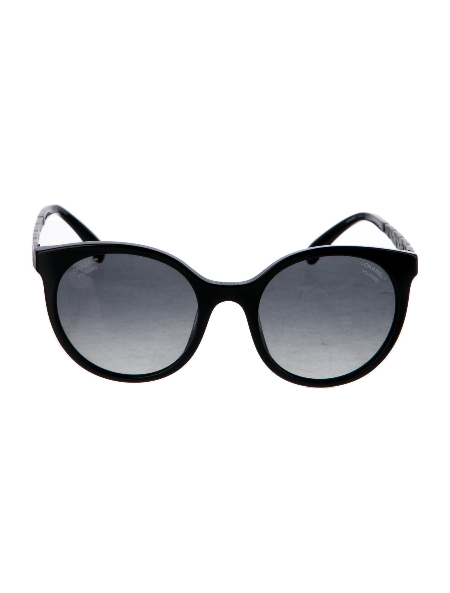 Chanel Interlocking CC Logo Round Sunglasses