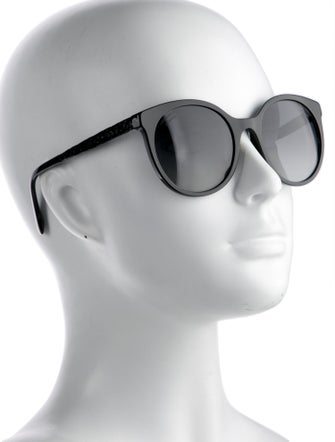 Chanel Interlocking CC Logo Round Sunglasses