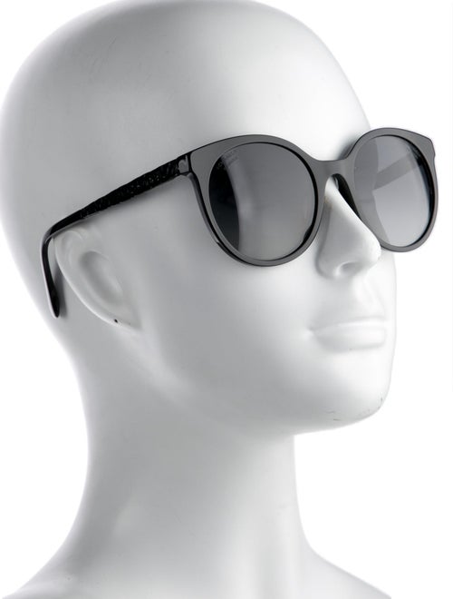Chanel Interlocking CC Logo Round Sunglasses