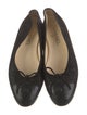 Chanel Interlocking CC Logo Suede Ballet Flats