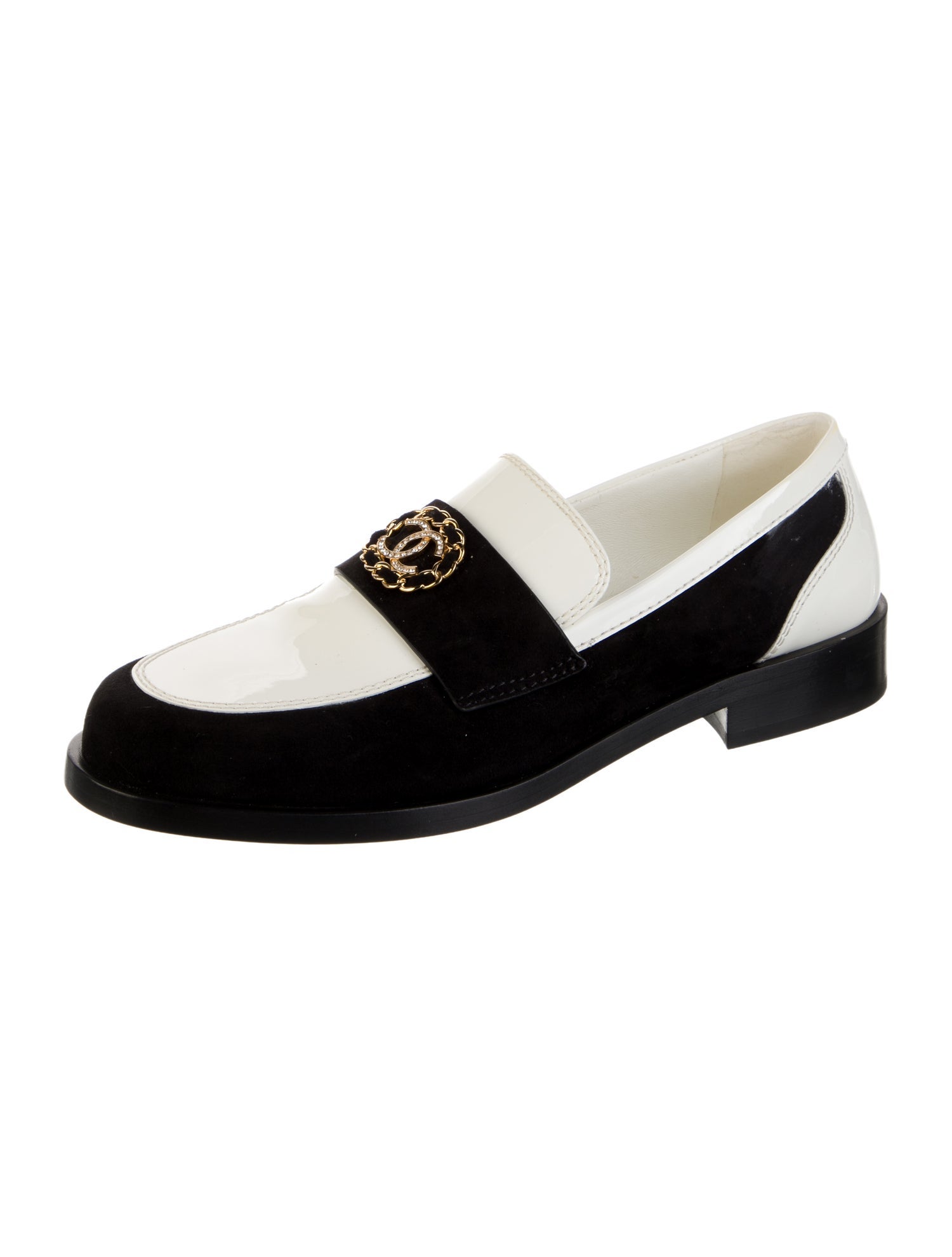Chanel 2022 Interlocking CC Logo Loafers