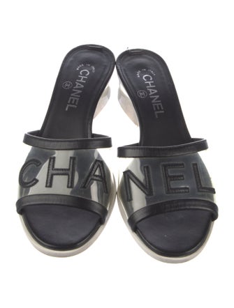 Chanel 2019 Interlocking CC Logo Slides
