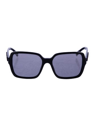 Chanel Interlocking CC Logo Square Sunglasses