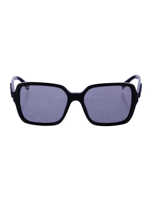 Chanel Interlocking CC Logo Square Sunglasses
