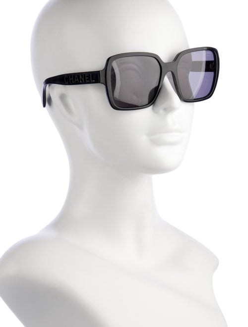 Chanel Interlocking CC Logo Square Sunglasses