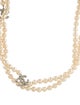 Chanel Faux Pearl CC Extra Long Bead Strand Necklace