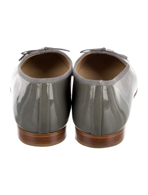 Chanel Interlocking CC Logo Patent Leather Ballet Flats