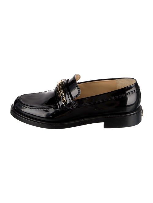 Chanel Interlocking CC Logo Calfskin Loafers