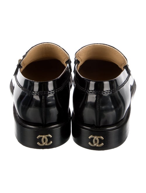 Chanel Interlocking CC Logo Calfskin Loafers