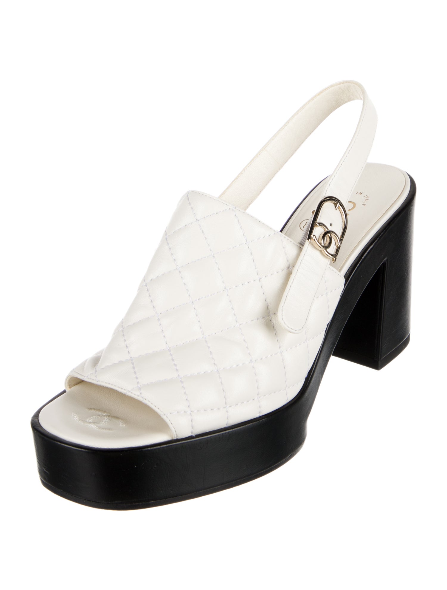 Chanel 2024 Interlocking CC Logo Mules