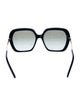 Chanel Interlocking CC Logo Oversize Sunglasses