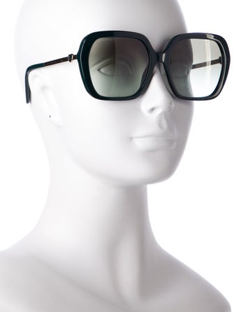 Chanel Interlocking CC Logo Oversize Sunglasses