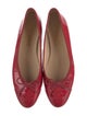 Chanel Interlocking CC Logo Patent Leather Ballet Flats