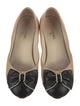 Chanel 2016 Interlocking CC Logo Ballet Flats