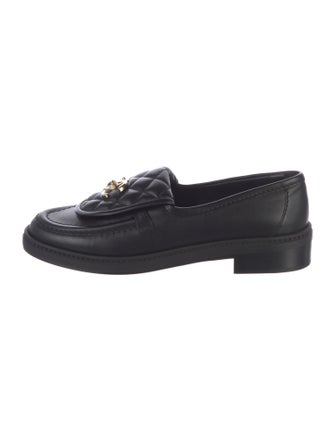 Chanel 2022 Interlocking CC Logo Loafers