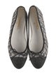 Chanel Interlocking CC Logo Tweed Ballet Flats