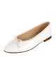 Chanel Interlocking CC Logo Patent Leather Ballet Flats
